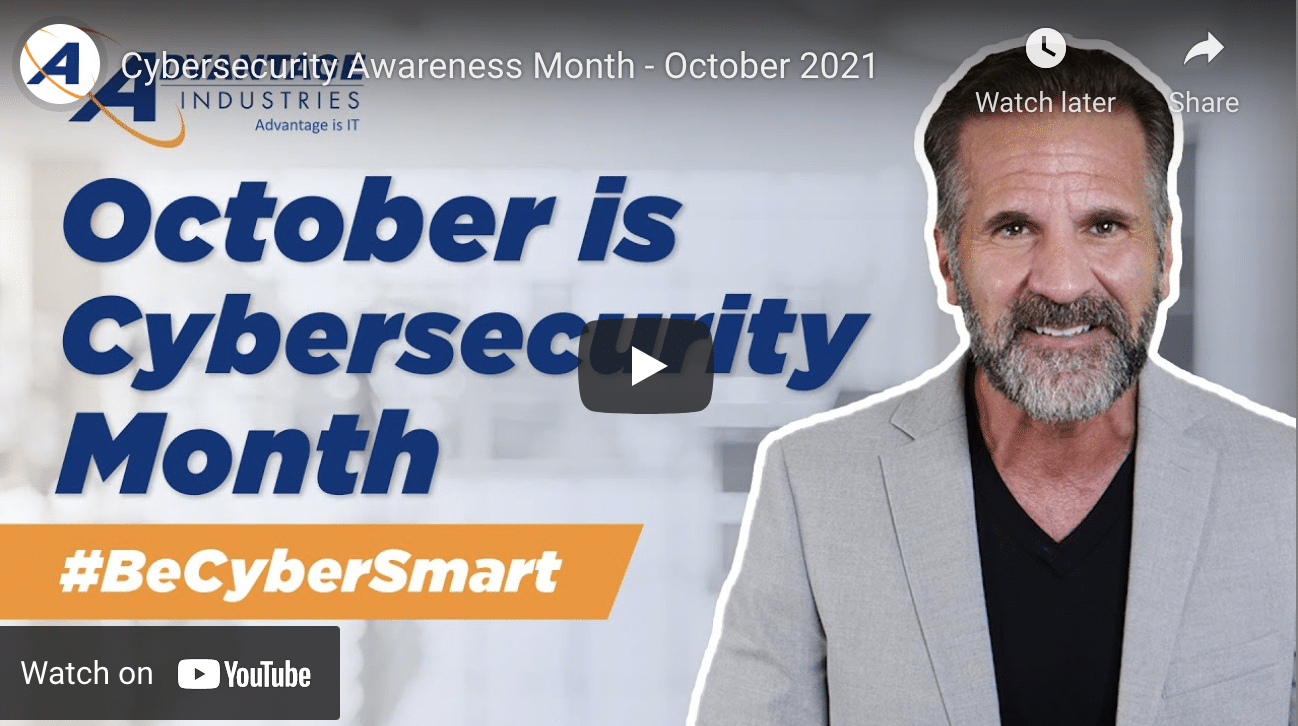 October Is Cybersecurity Awareness Month